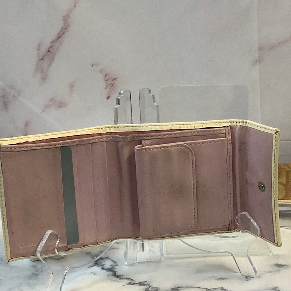 Dior Tan and Pink Wallet and Accessory Key Set - Picture 4 of 11